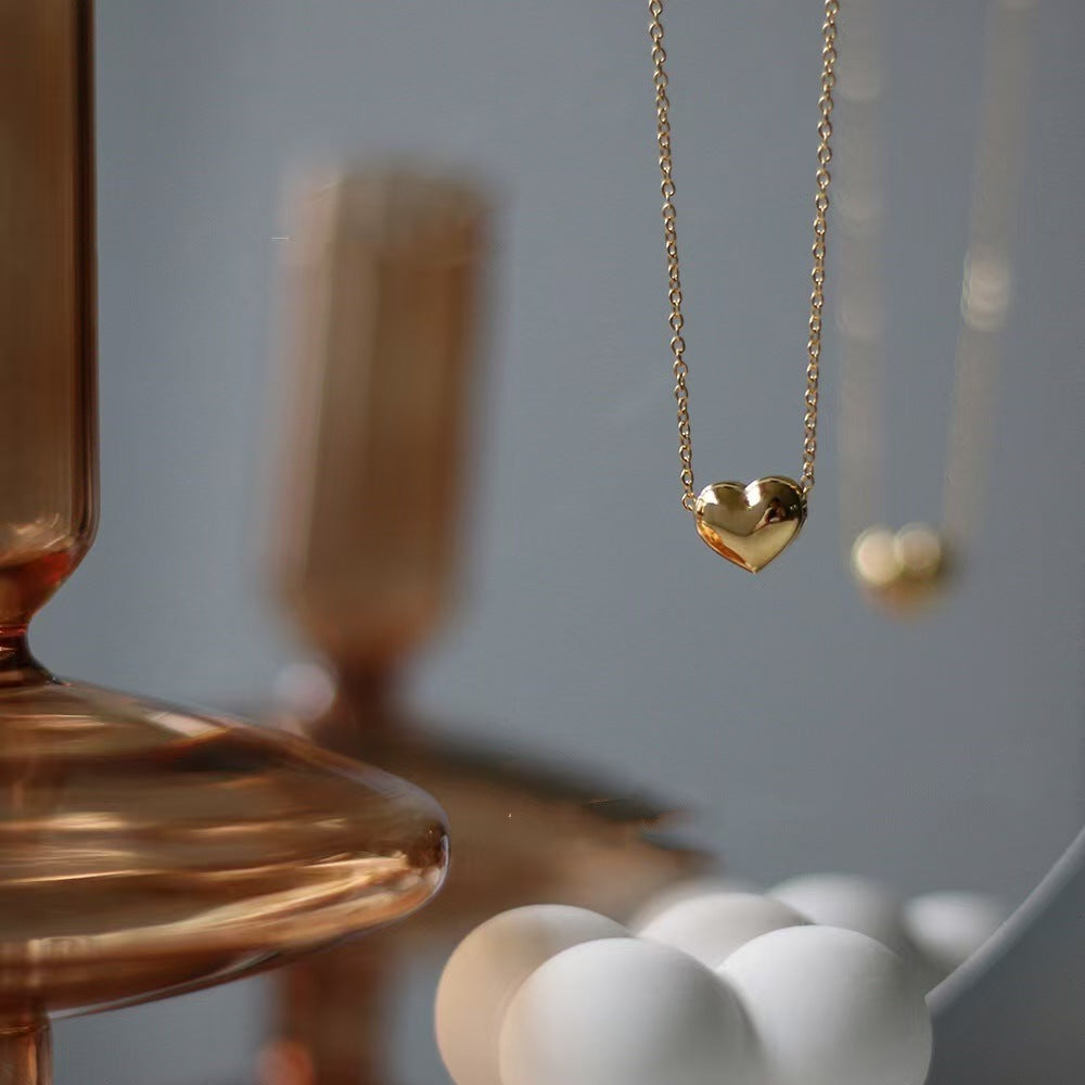 Gold - Heart-shaped Necklace 2.O