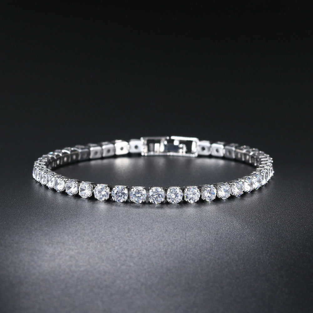 Silver claw chain bracelet