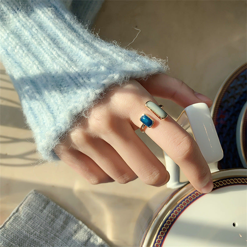 Luxury cold style ring