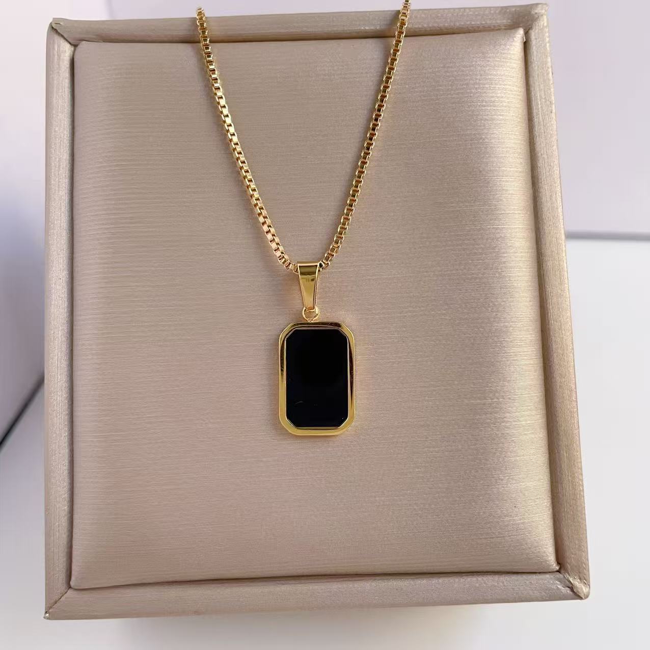 Gold-Black Label Pendant