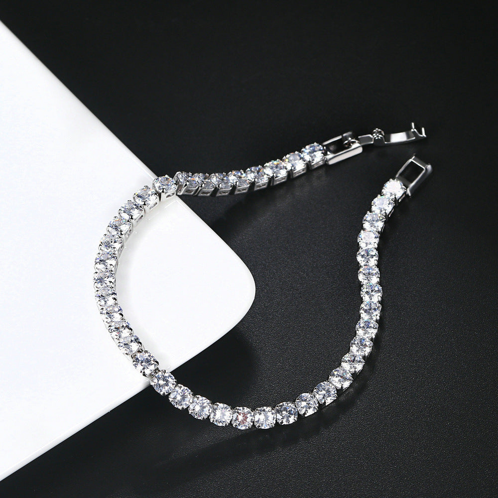 Silver claw chain bracelet