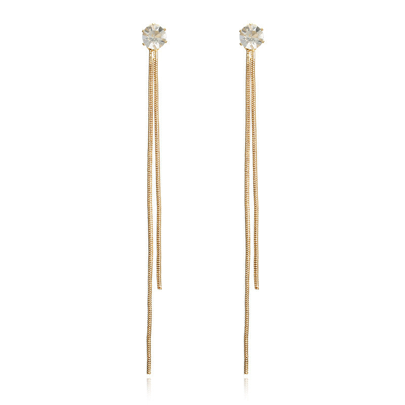 Long tassel earrings