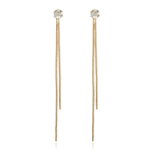 Long tassel earrings