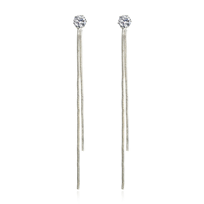 Long tassel earrings