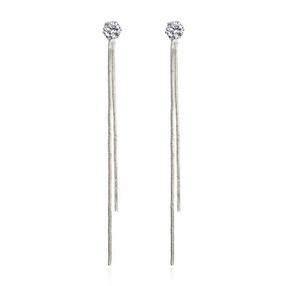 Long tassel earrings