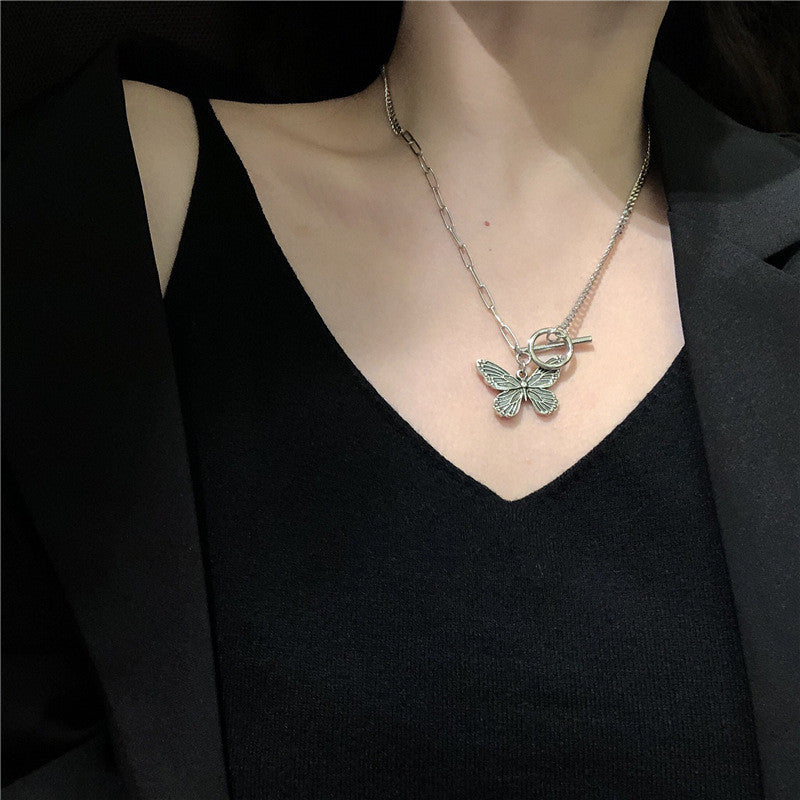 Vintage Butterfly Necklace