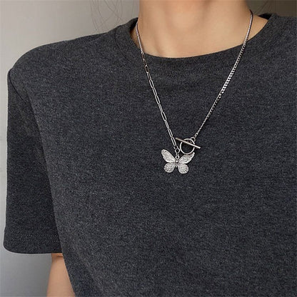 Vintage Butterfly Necklace