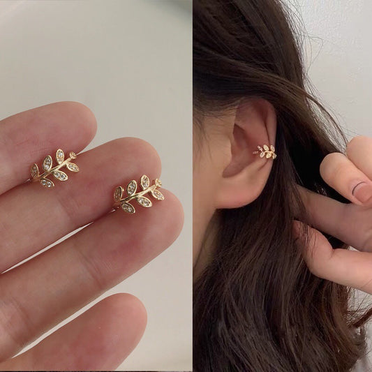Korean Leaf Earrings