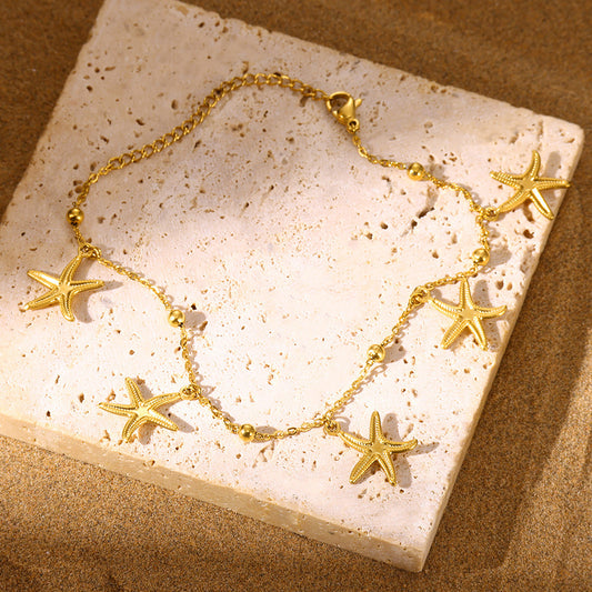 Starfish Summer Beach Anklet