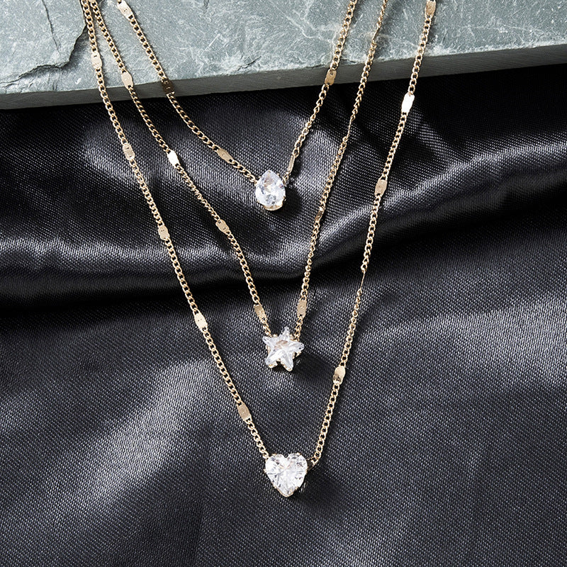 Retro 3 layer pendant