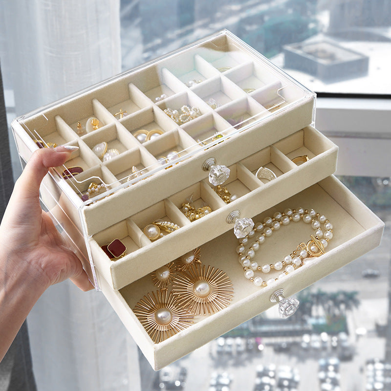 Three-Layer Jewelry Box
