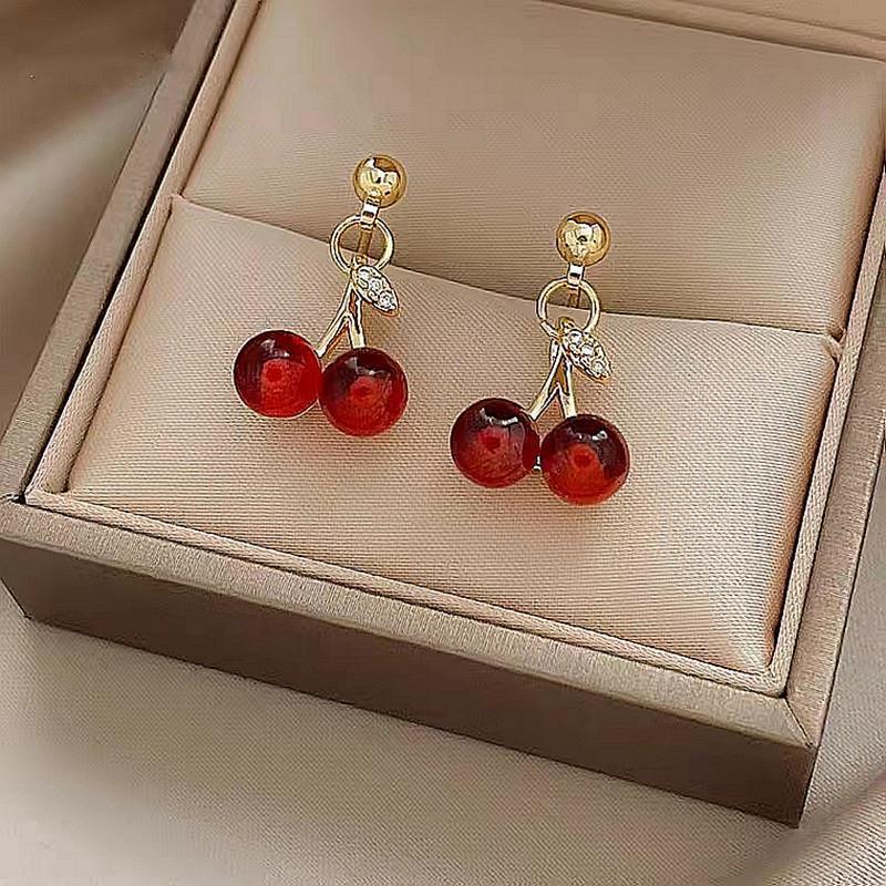 Cherry earrings