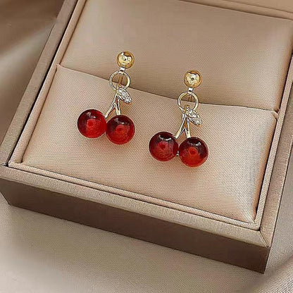 Cherry earrings