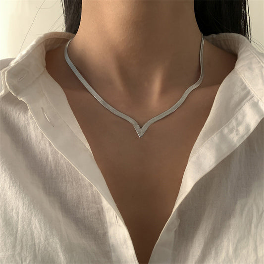 V shape necklace