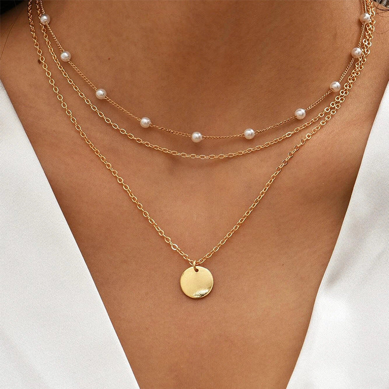 Double-layer Pearl Necklace