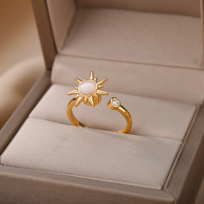 Pearl Sun Ring