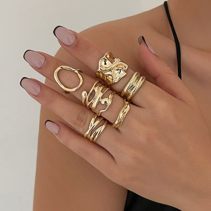6 Piece Beach Ring set