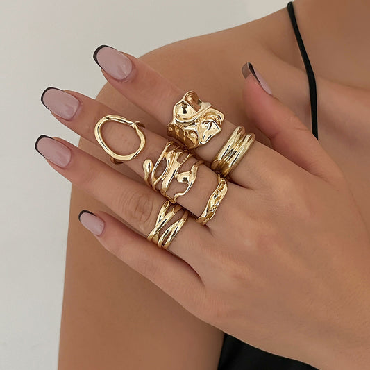 6 Piece Beach Ring set