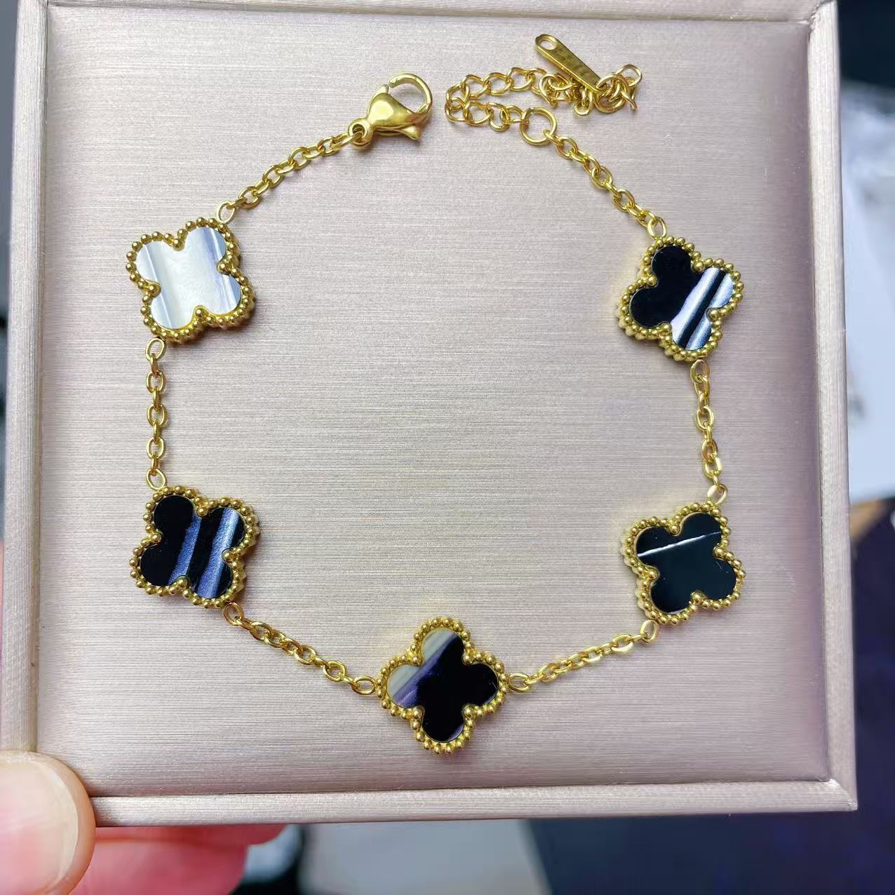 Four-Leaf Clover Bracelet