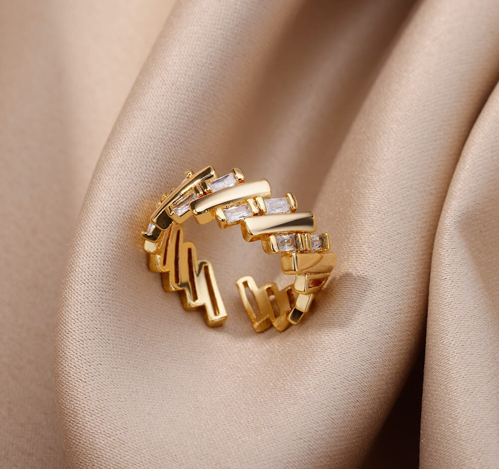 Cross-Border Zircon Ring