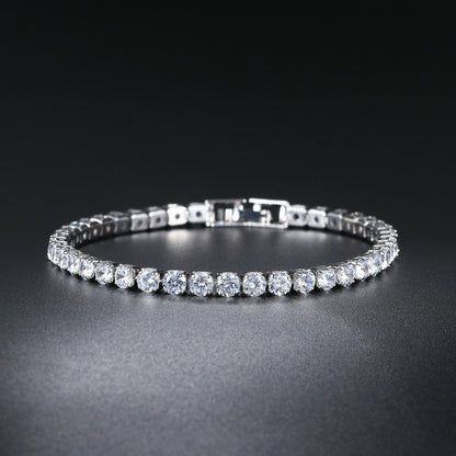 Silver claw chain bracelet