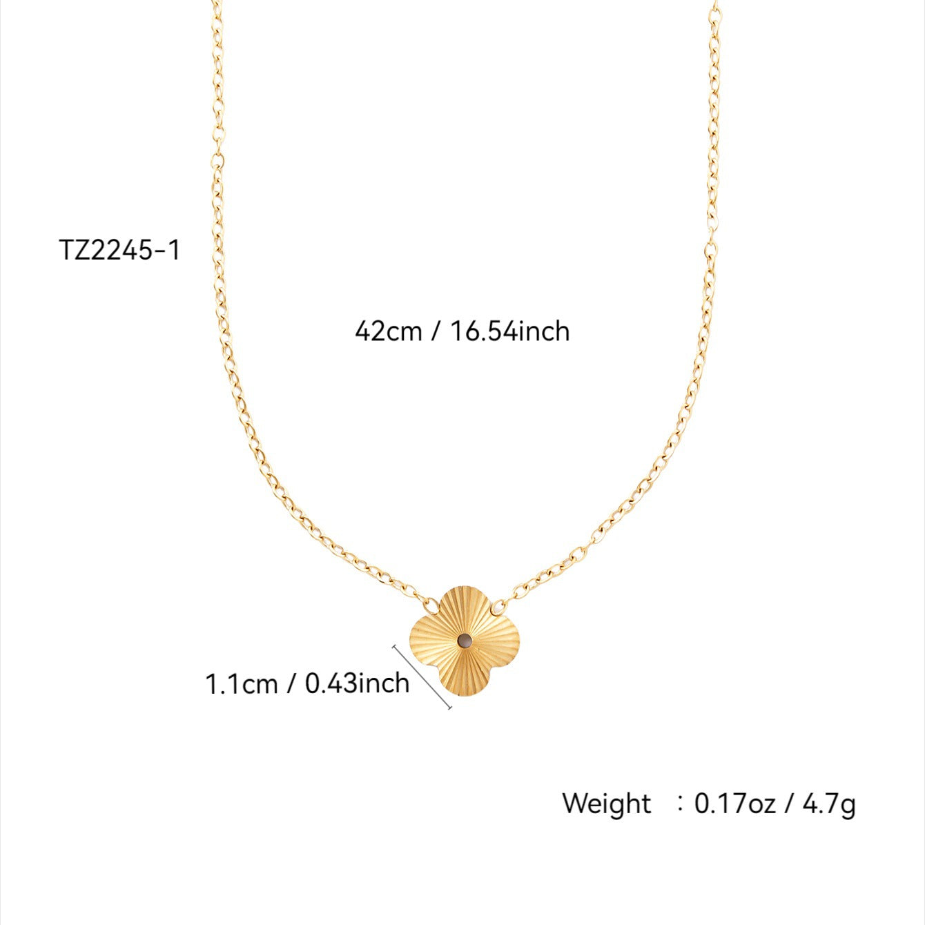 Golden Flower Necklace