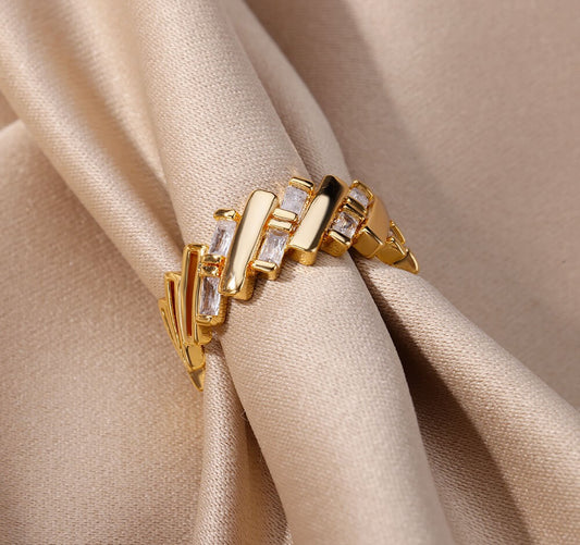 Cross-Border Zircon Ring