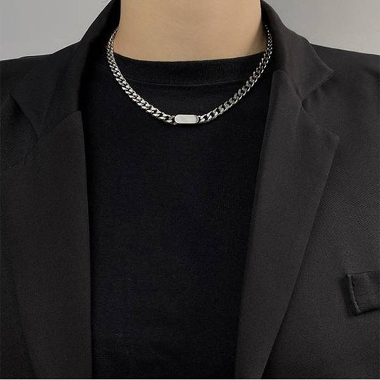 Titanium steel necklace