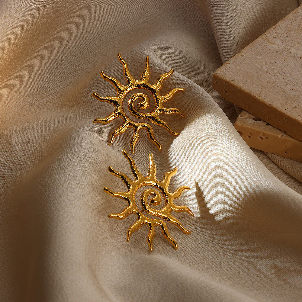 Retro Sun Earrings