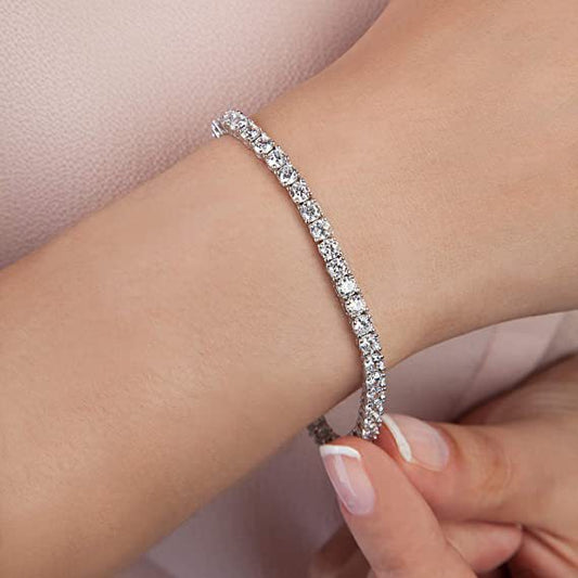 Silver claw chain bracelet