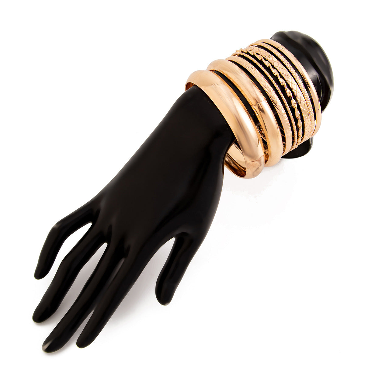 Bracelet Sets for Stack: 8 Bangles Sets (Golden)