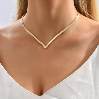 V shape necklace