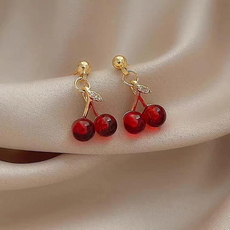 Cherry earrings