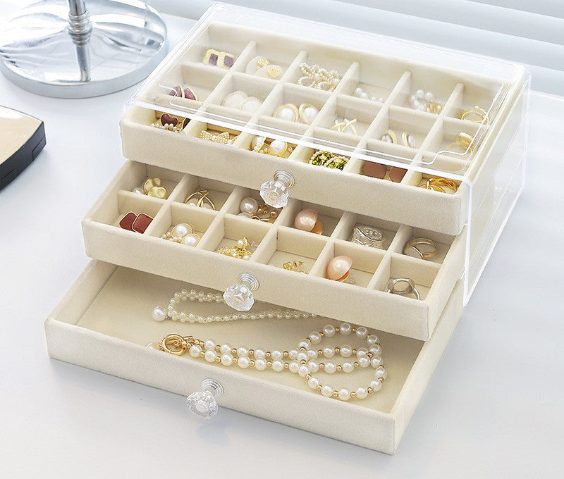 Three-Layer Jewelry Box