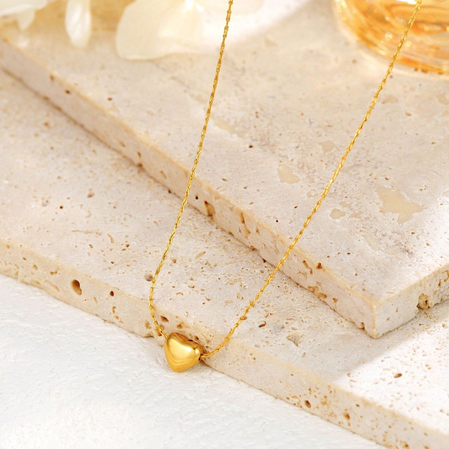 Golden Heart Necklace