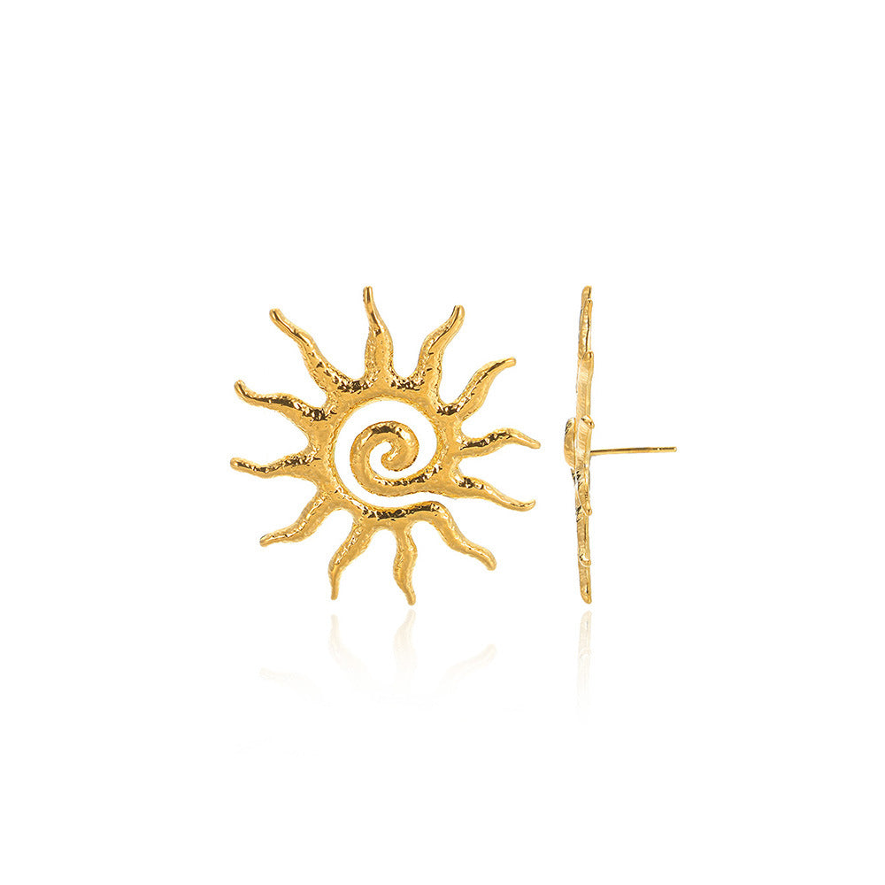 Retro Sun Earrings