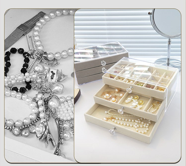 Three-Layer Jewelry Box