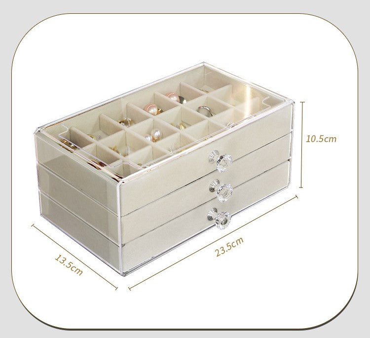 Three-Layer Jewelry Box
