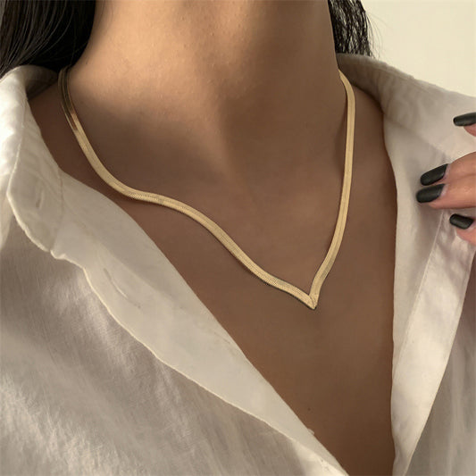 V shape necklace