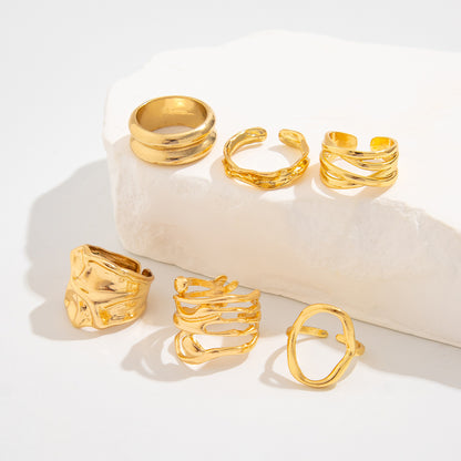 6 Piece Beach Ring set
