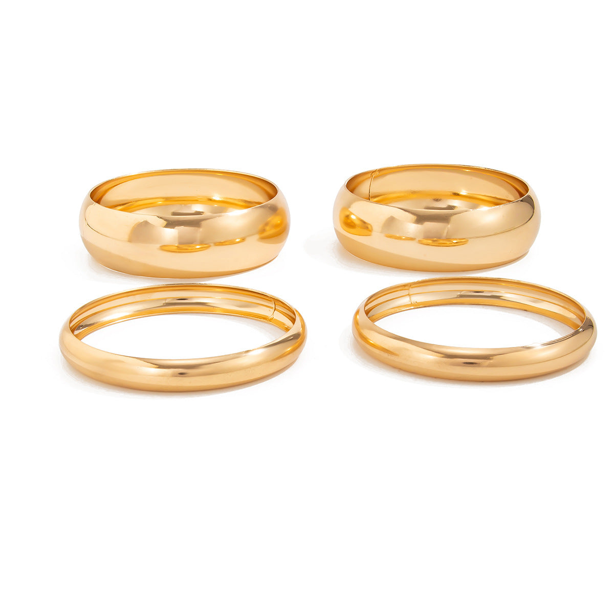 Bracelet Sets for Stack: Bangles Sets (Golden)