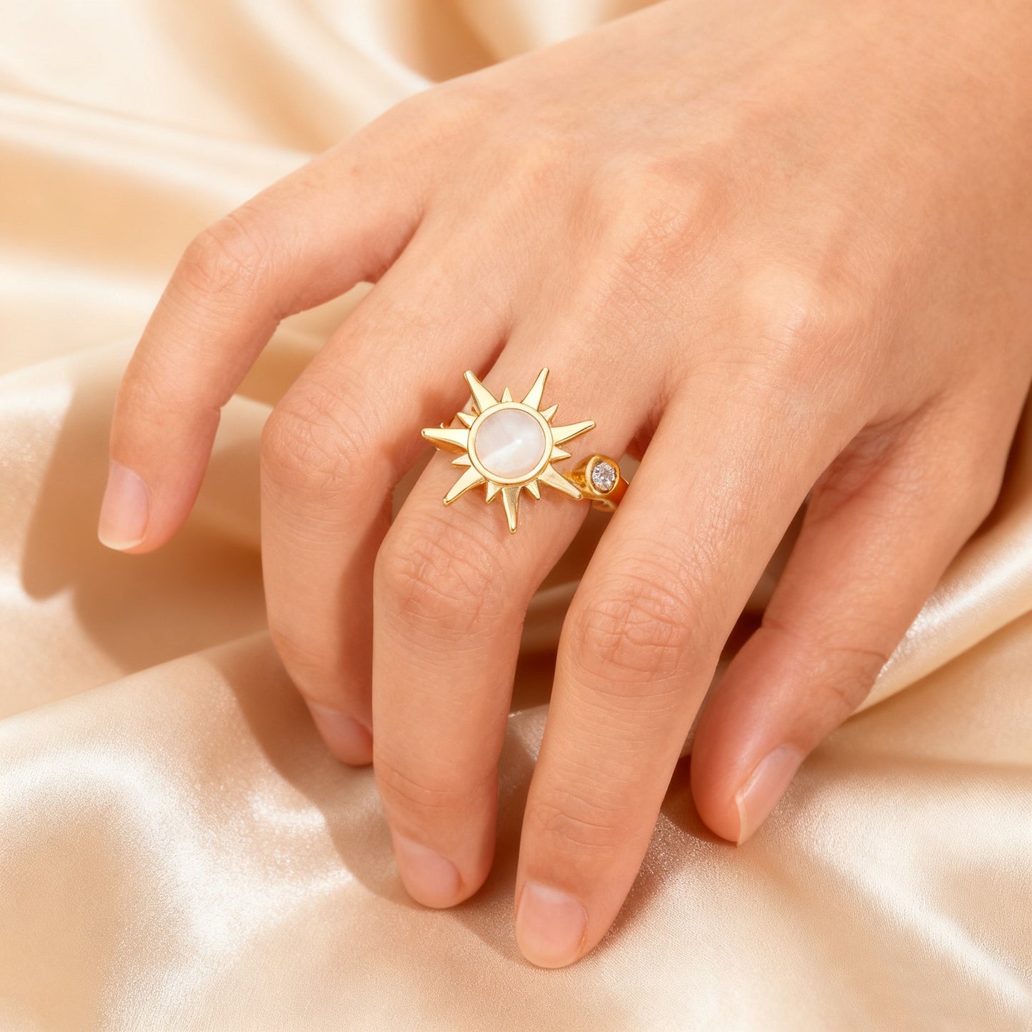 Pearl Sun Ring