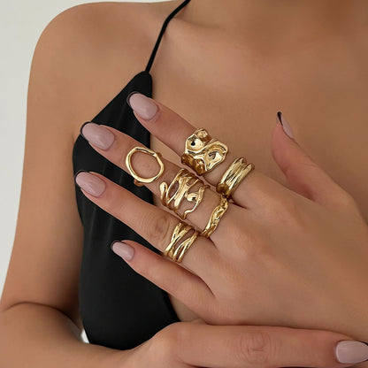 6 Piece Beach Ring set