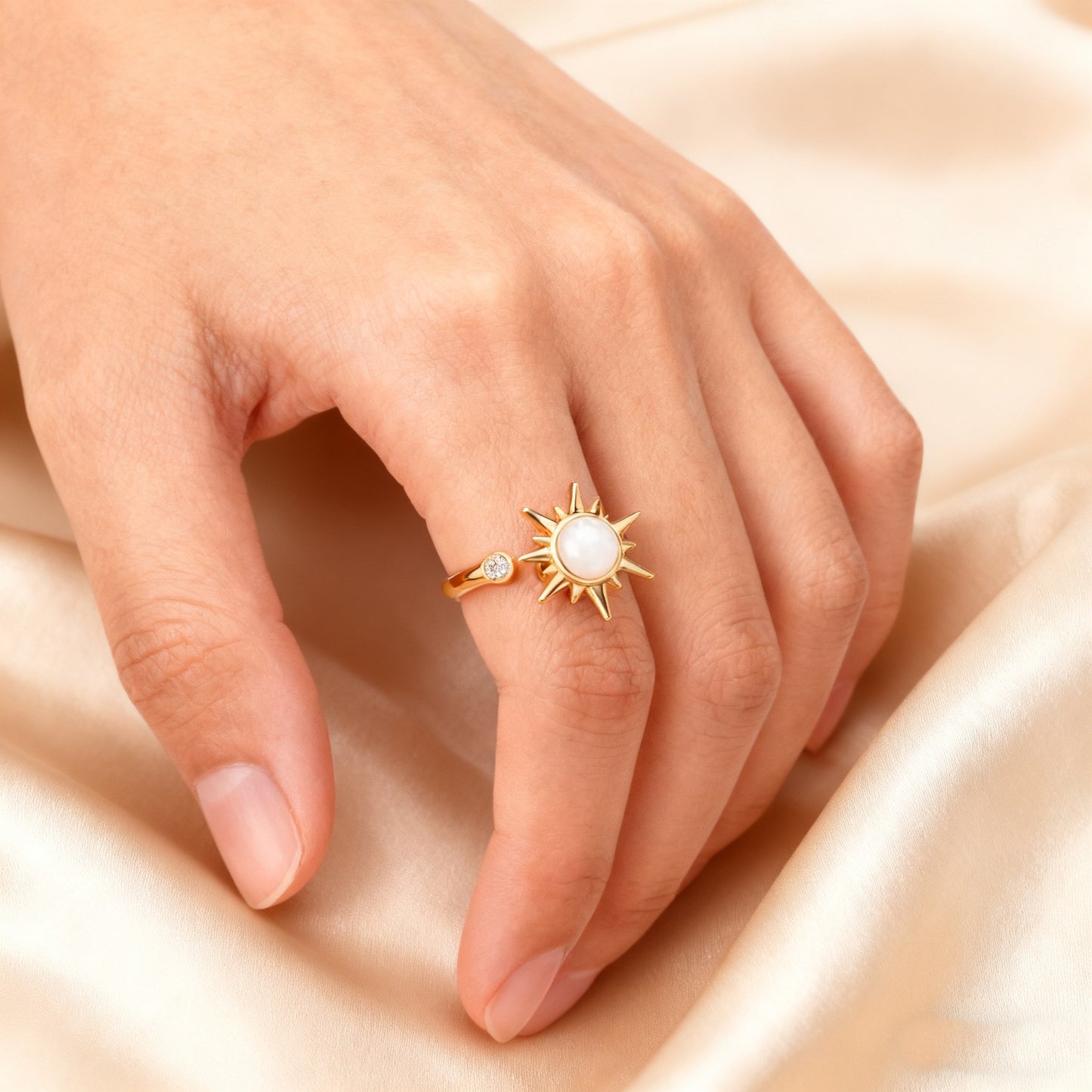 Pearl Sun Ring